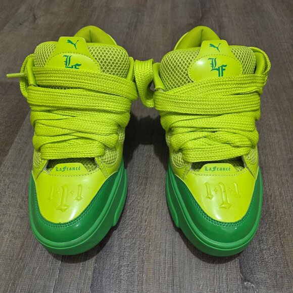 PUMA LaFrancé MB.03 Slime Sneakers – Men’s 8 (US) Green Yellow Low Top Shoes 310 - Picture 3 of 7